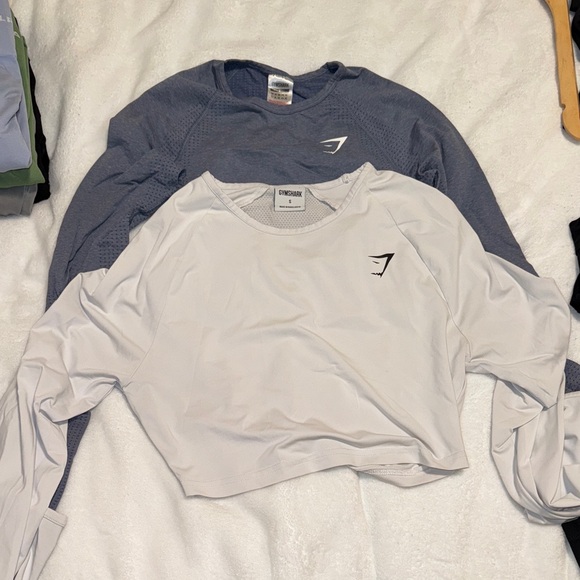Gymshark Other - Gymshark Blue and White Crop Tops